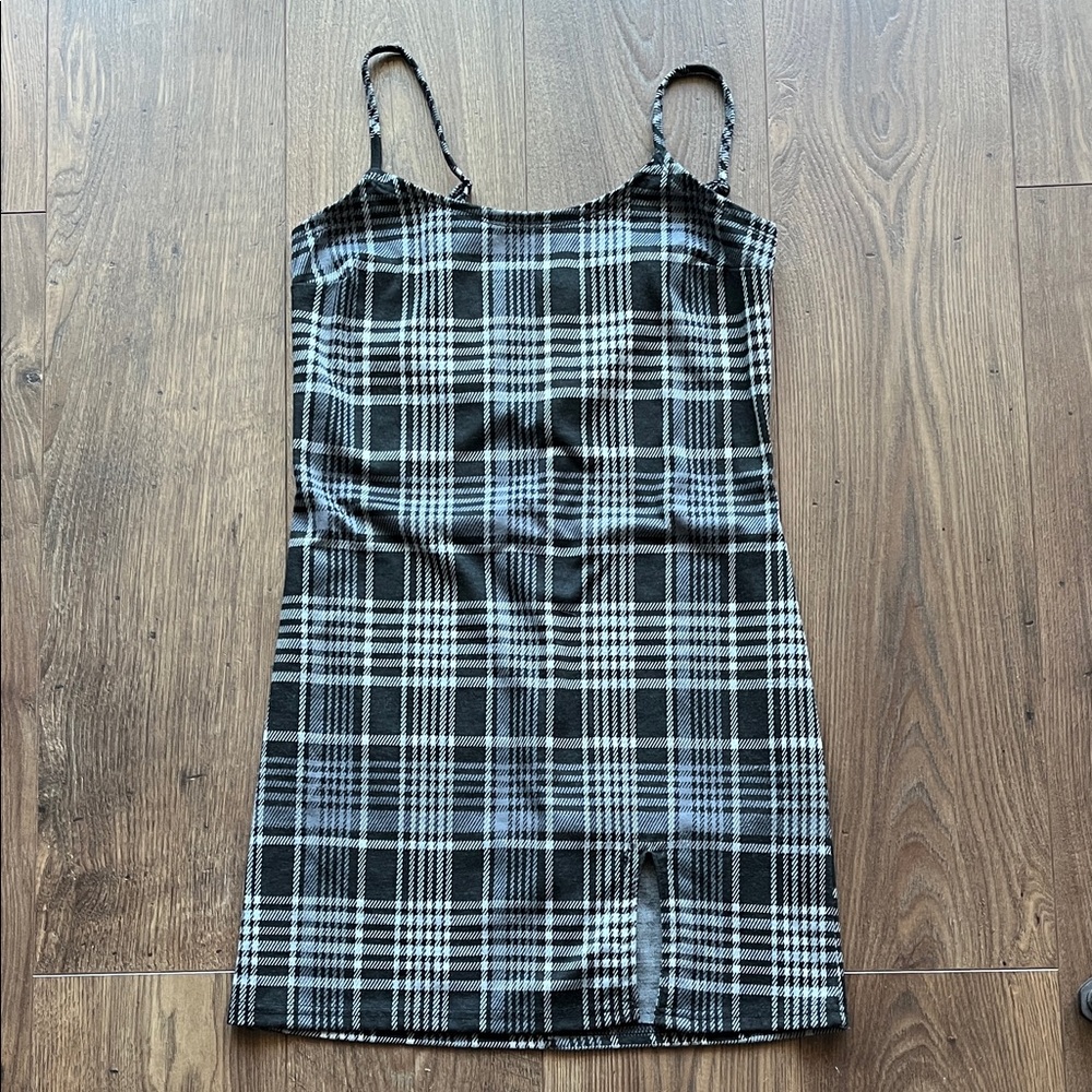 90s Plaid Mini Dress
